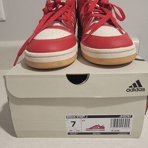 Adidas Kids Break Start J Red Sneakers